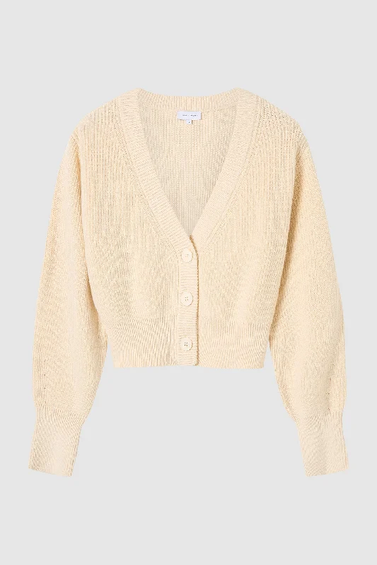 The Classic Cotton Cardigan Spandex Blend Rayon Blend Denim Blend