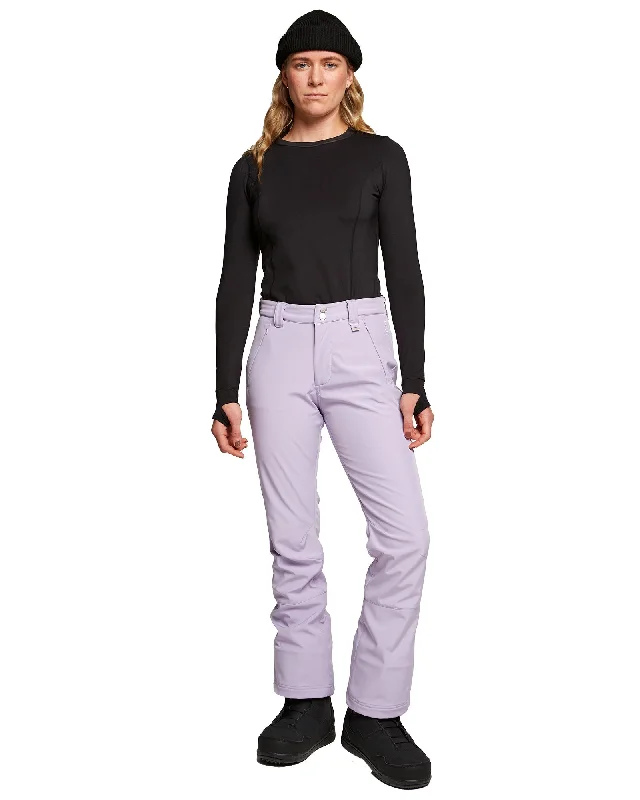 VA VA BOOM PANT - PURPLE ROSE Trendy Wide-Leg Pants