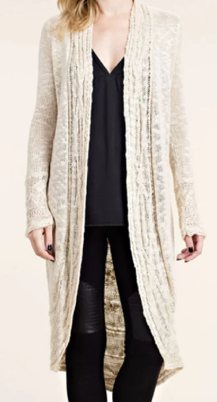 Women's Vocal Sweater Cardigan #IM0544C Satin Blend Silk Blend Wool Blend