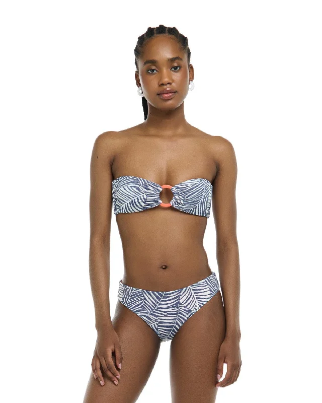 Body Glove Desert Island Winona Swimsuit Bottom - DENIM Push-Up Bikini Top