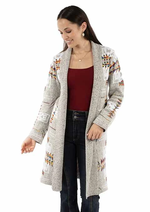 Women's Scully Duster Cardigan #HC972 Layered Multi-layer Single Layer