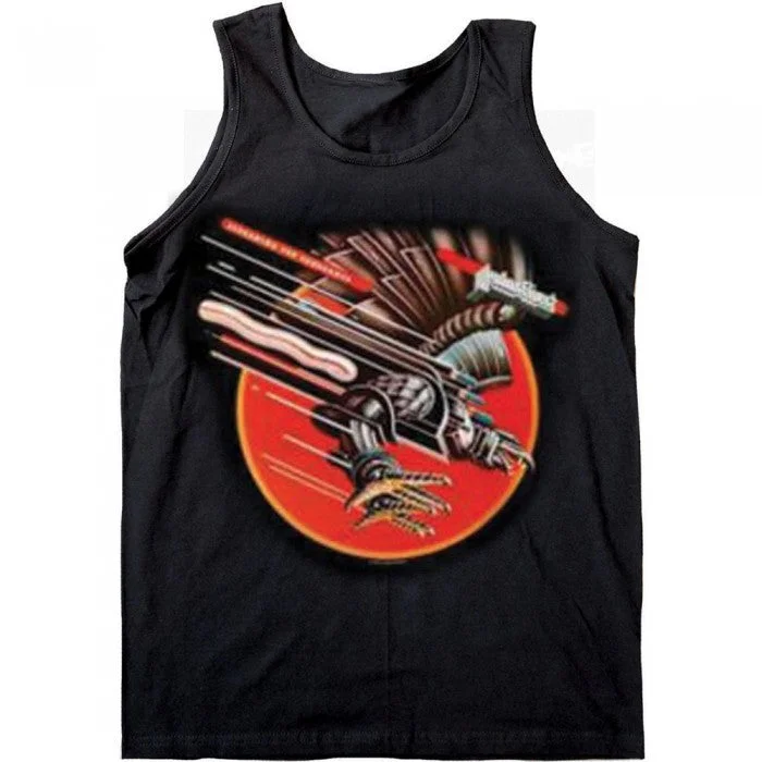 Judas Priest Womens/Ladies Vengeance Embellished Cotton Tank Top sexy tank top