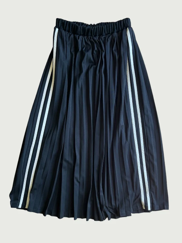 VINTAGE SIDE STRIPE SKIRT leather skirt bold