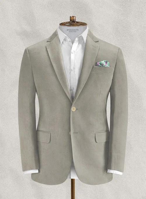Loro Piana Stone Beige Cotton Jacket Nylon Jacket Polyester Jacket Spandex Jacket