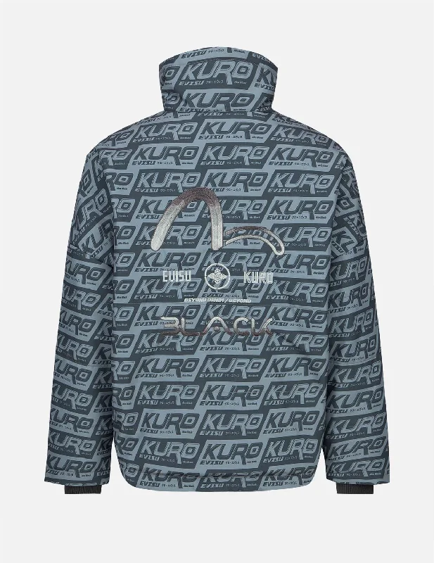 Monogram Print Padded Jacket Wool Jacket Cashmere Jacket Tweed Jacket