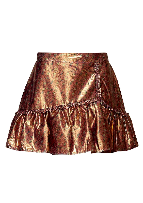 Jovanna Mini Skirt leather skirt bold