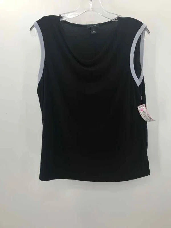Pre-Owned Halogen Black Size Medium Tank Top peekaboo tank top