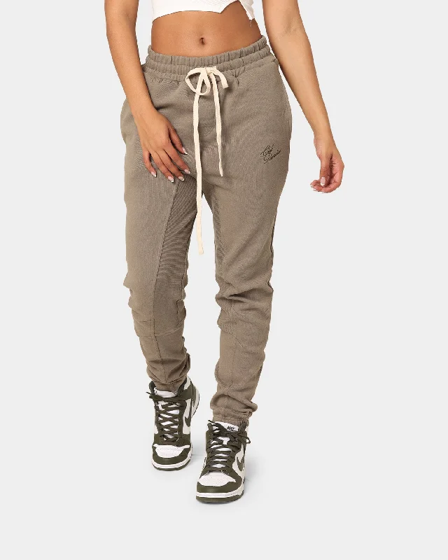 Club Paradise Amalfi Sweat Pants Taupe Cozy Full-Length Pants