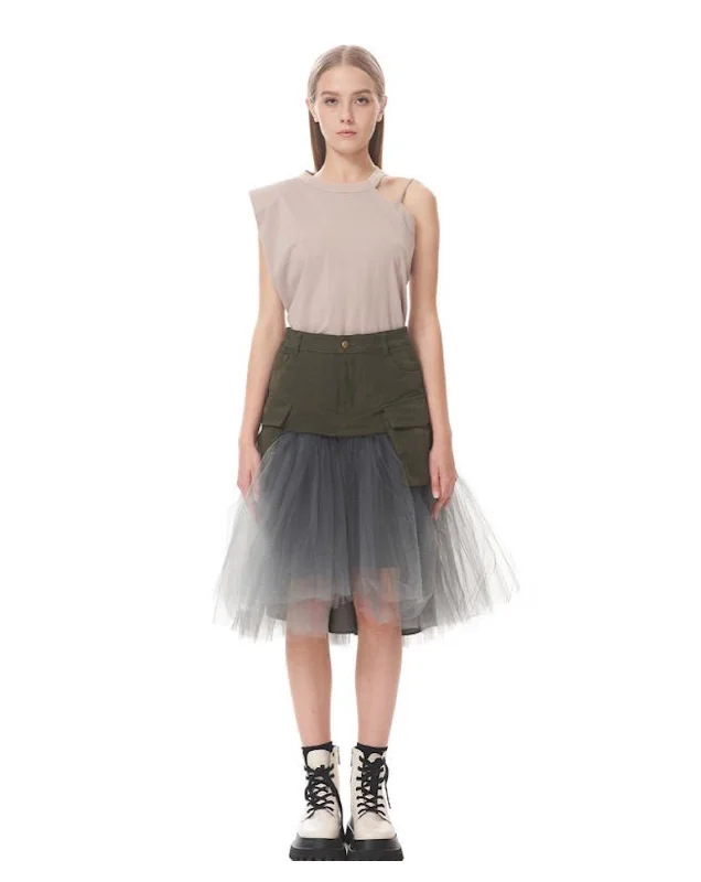 Military Tulle Skirt athletic skirt fit