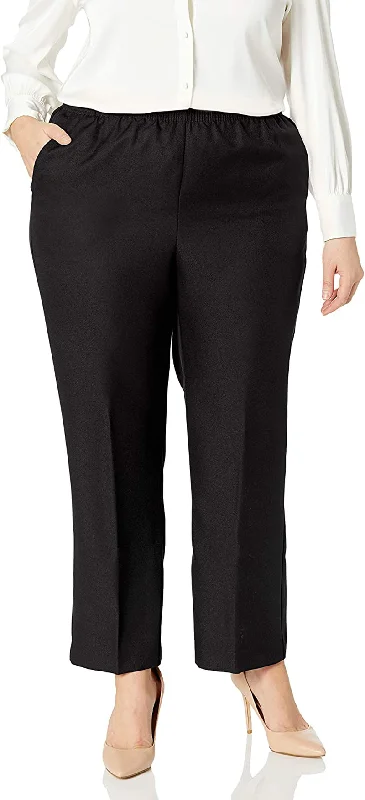 Alfred Dunner Women's Classic Missy Proportioned Medium Pant High-Waist Trousers