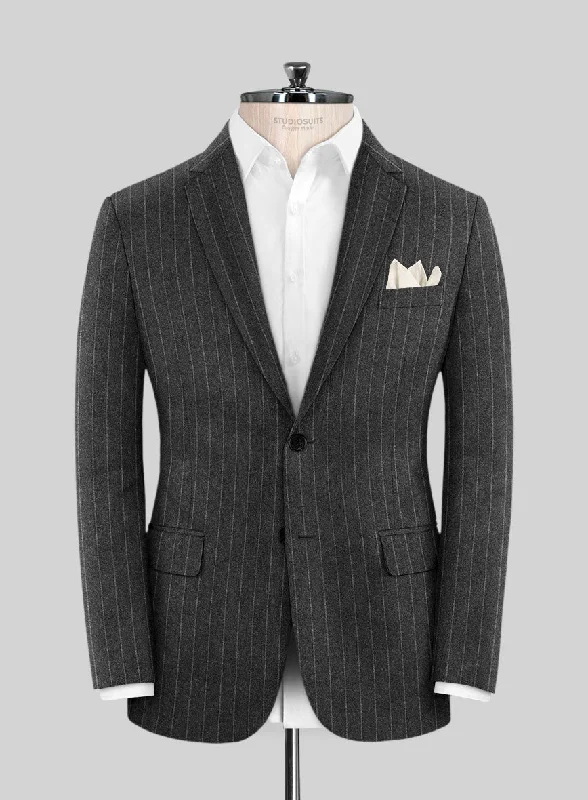 Caccioppoli Oenli Dark Gray Wool Jacket Belted Jacket Elasticated Jacket Padded Jacket Caccioppoli Oenli Dark Gray Wool Jacket Belted Jacket Elasticated Jacket Padded Jacket