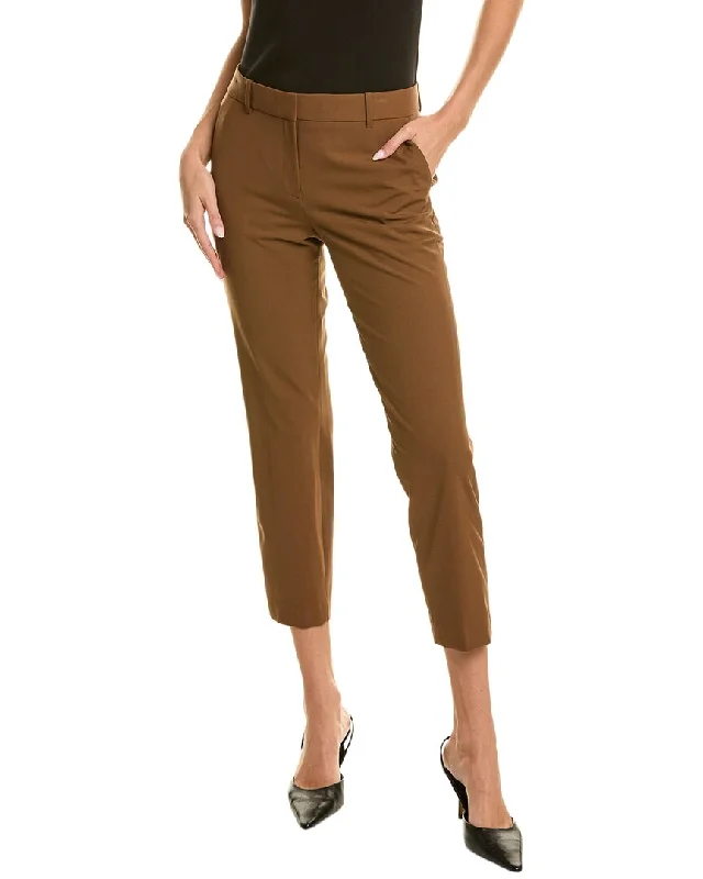 Theory Treeca Wool-Blend Pant Chic Black Leggings