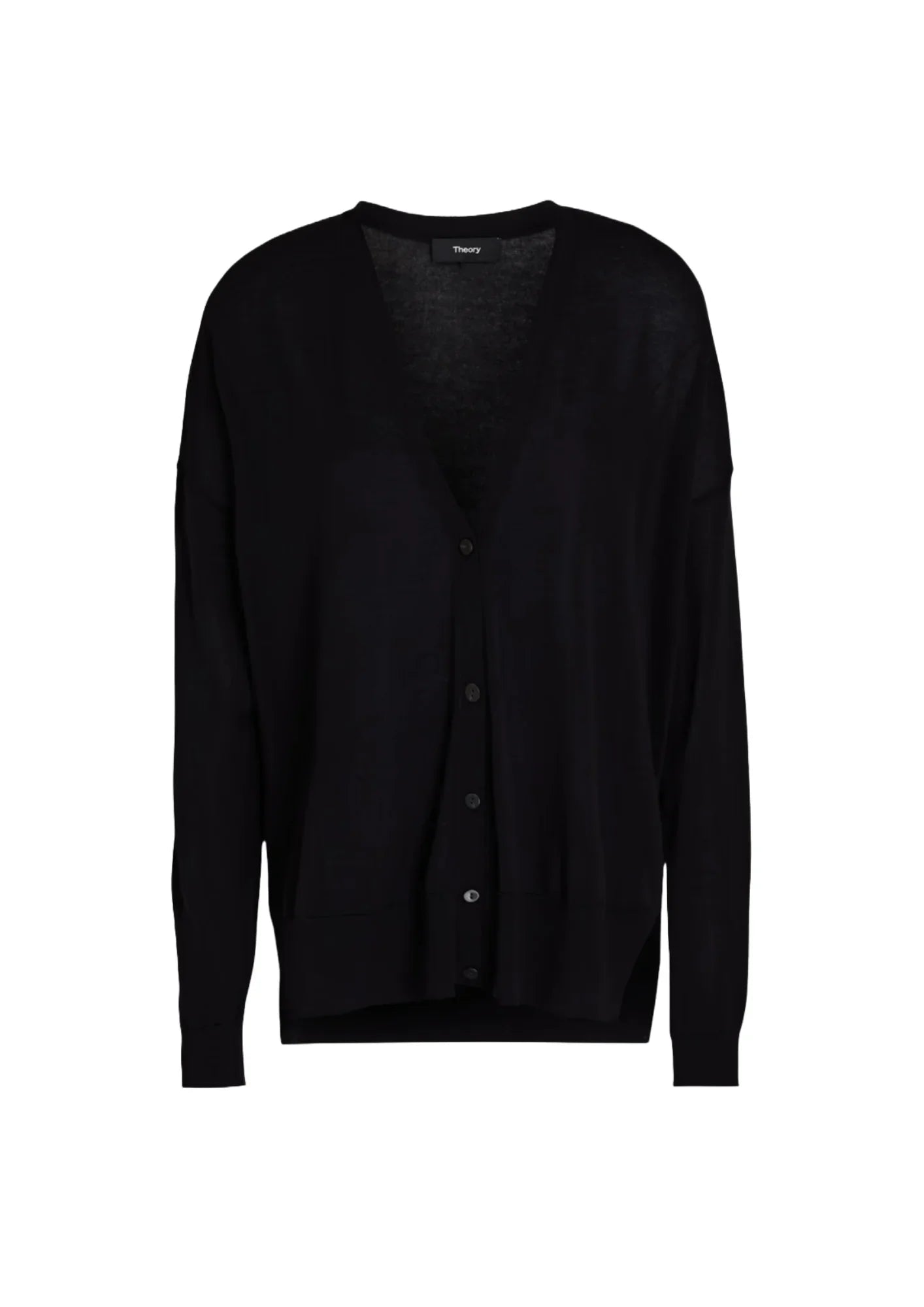 BLACK CARDIGAN Patchwork Embroidered Appliqued