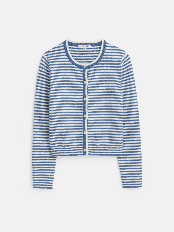 Albertina Cardigan Notch Collar Peter Pan Collar Cowl Neck