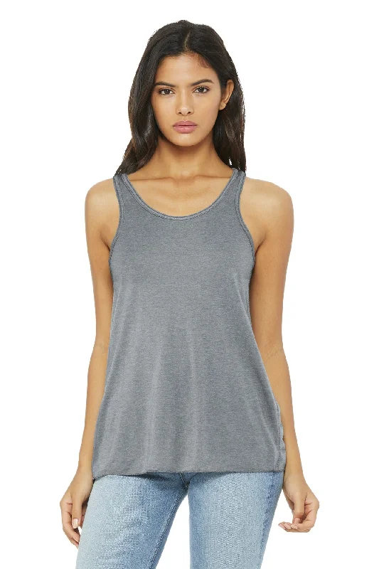 BELLA+CANVAS ® Women's Flowy Racerback Tank. BC8800 turquoise tank top