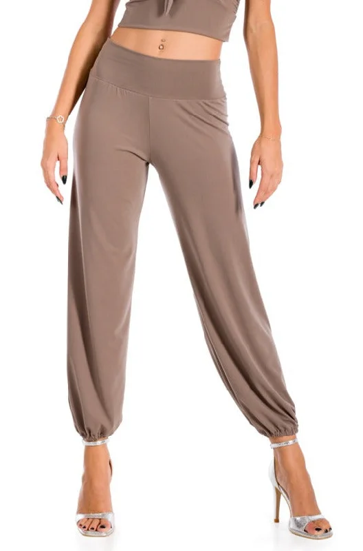 Babucha Gathered Tango Pants Modern Bootcut Pants