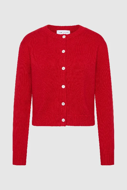 The Cotton-Wool Knit Cardigan Spandex Rayon Corduroy