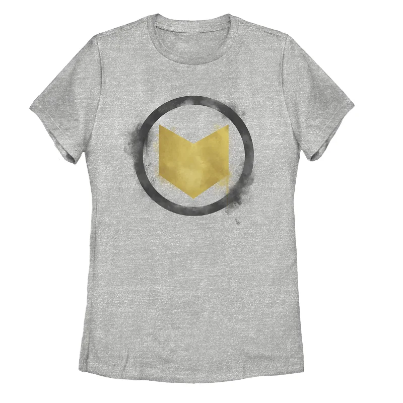 Women's Marvel Avengers: Endgame Smudged Hawkeye T-Shirt-- Solid Color Striped Floral Women's Marvel Avengers: Endgame Smudged Hawkeye T-Shirt-- Solid Color Striped Floral