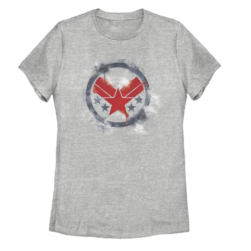Women's Marvel Avengers: Endgame Smudged War Machine T-Shirt-- Houndstooth Herringbone Solid Women's Marvel Avengers: Endgame Smudged War Machine T-Shirt-- Houndstooth Herringbone Solid