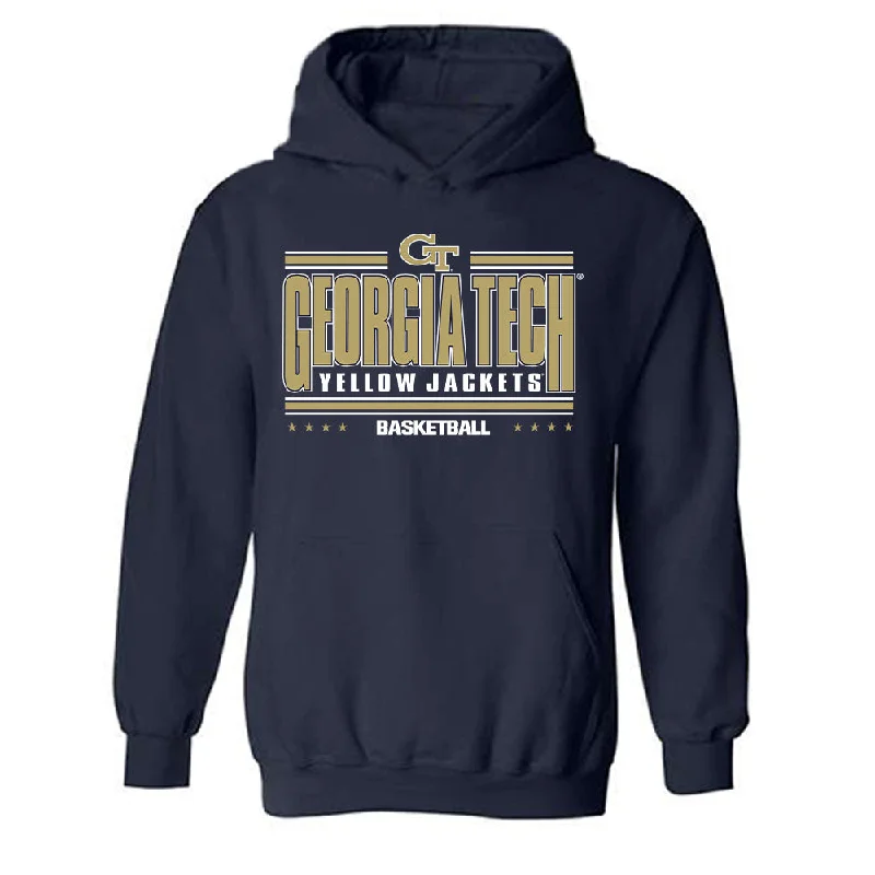 Georgia Tech - NCAA Women's Basketball : Gabbie Grooms - Classic Shersey Hooded Sweatshirt Hoodie with Magnetic Closure Innovative Modern Georgia Tech - NCAA Women's Basketball : Gabbie Grooms - Classic Shersey Hooded Sweatshirt Hoodie with Magnetic Closure Innovative Modern