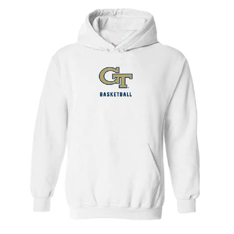 Georgia Tech - NCAA Women's Basketball : Gabbie Grooms - Classic Shersey Hooded Sweatshirt Hoodie with Half-Zip Sporty Casual Georgia Tech - NCAA Women's Basketball : Gabbie Grooms - Classic Shersey Hooded Sweatshirt Hoodie with Half-Zip Sporty Casual