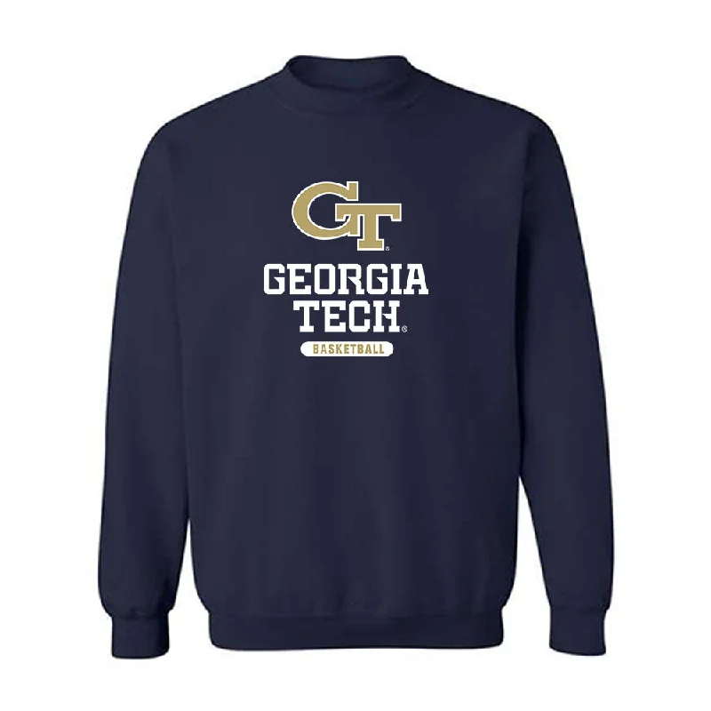 Georgia Tech - NCAA Women's Basketball : Gabbie Grooms - Classic Shersey Crewneck Sweatshirt Hoodie with Toggle Buttons Decorative Unique Georgia Tech - NCAA Women's Basketball : Gabbie Grooms - Classic Shersey Crewneck Sweatshirt Hoodie with Toggle Buttons Decorative Unique