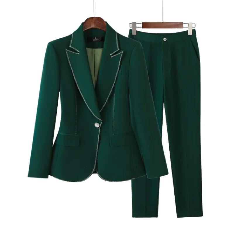 Green Blazer & Pants